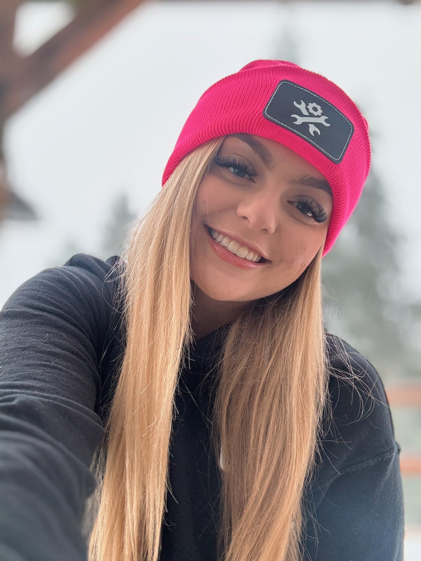 Safety Pink Beanies