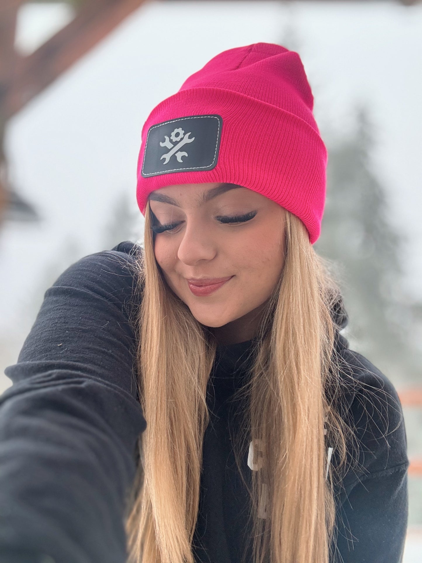 Safety Pink Beanies