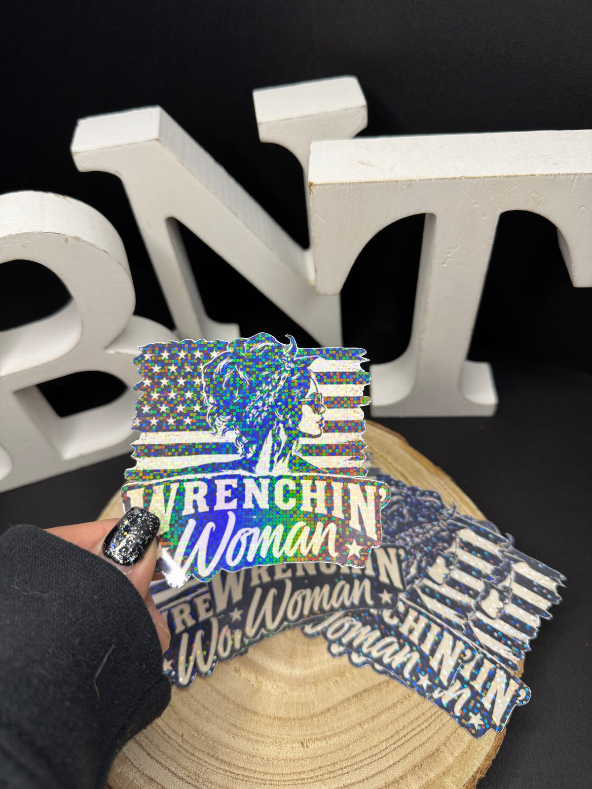Wrenchin' Woman Sticker