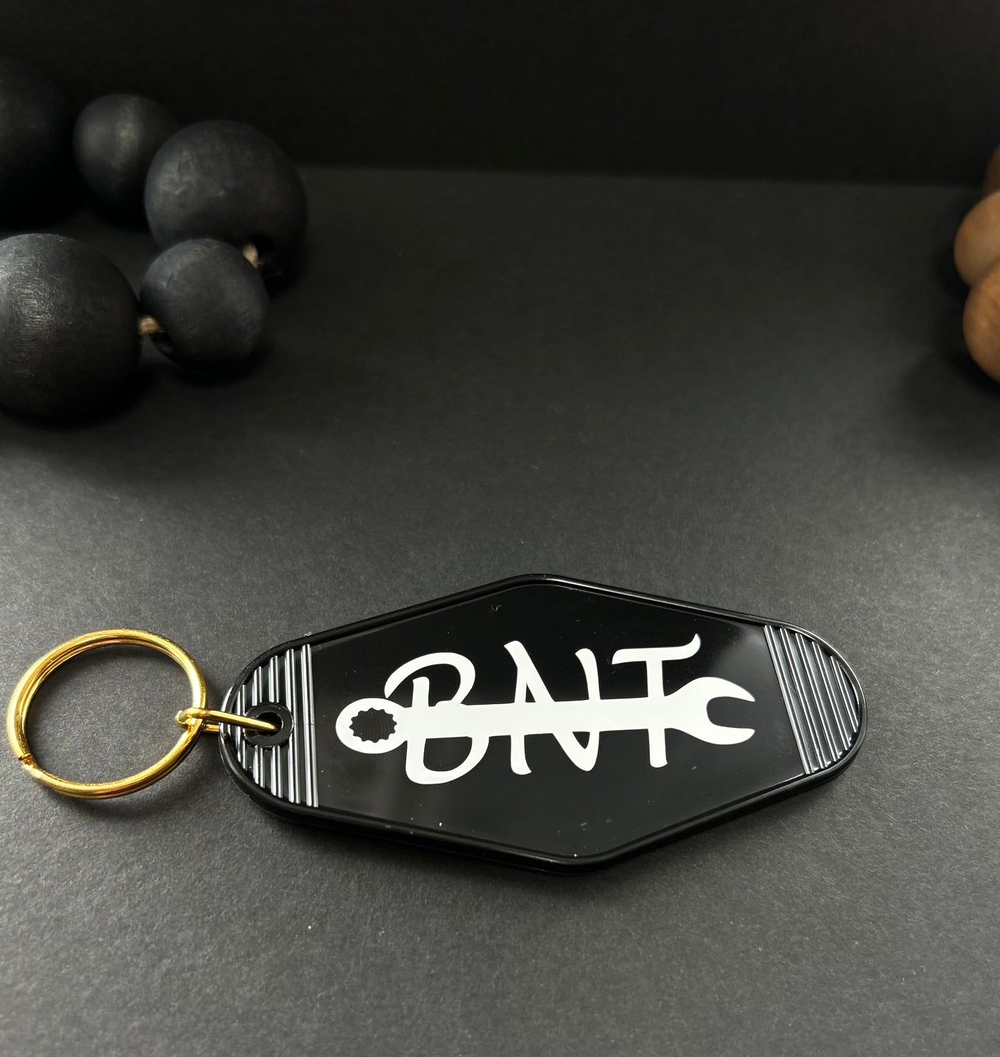 BNT Black Keychain