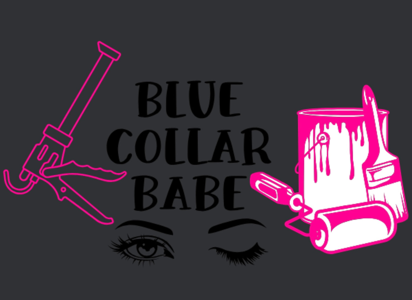 Blue Collar Babe Painter Decal