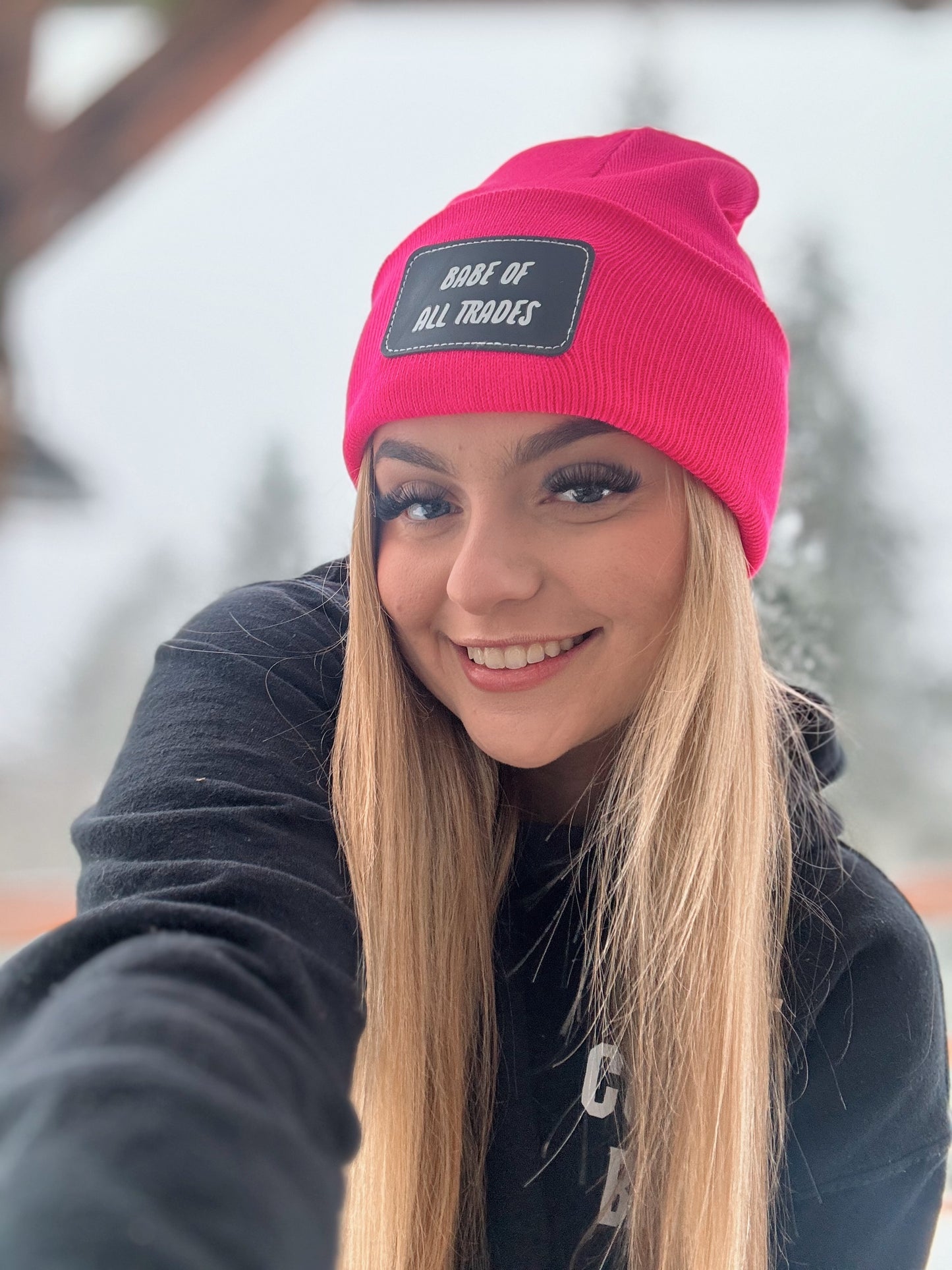 Safety Pink Beanies
