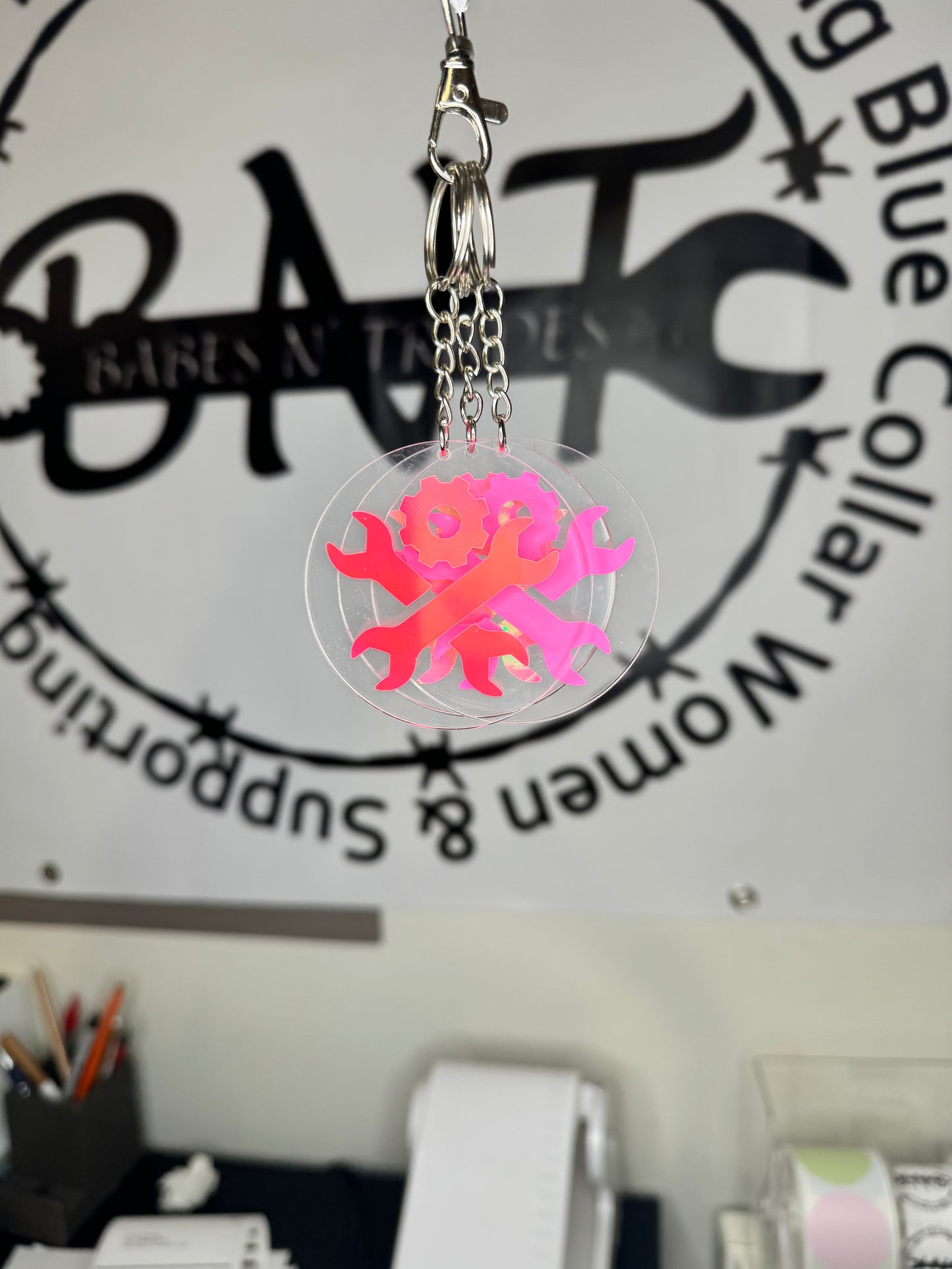 Wrench Keychain