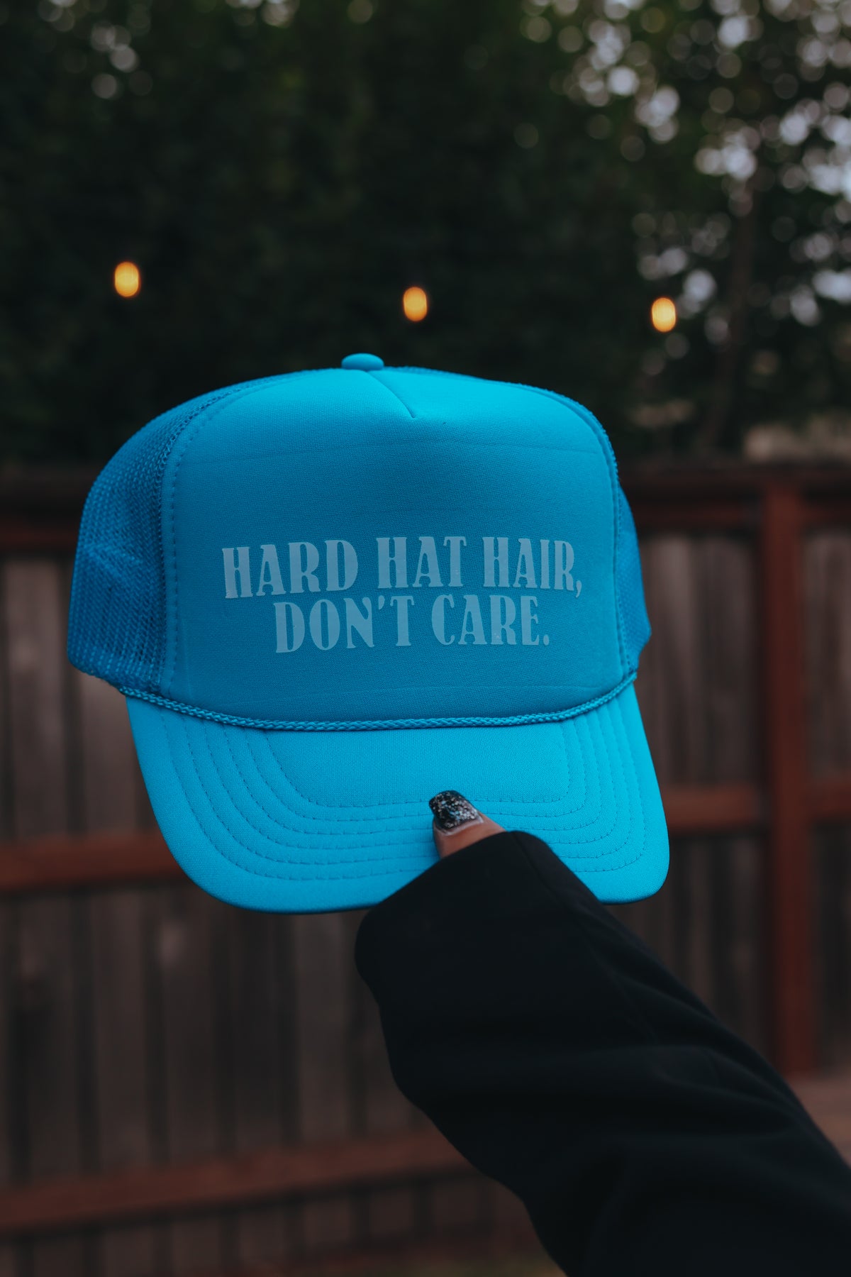 Hard Hat Hair, Don’t Care.