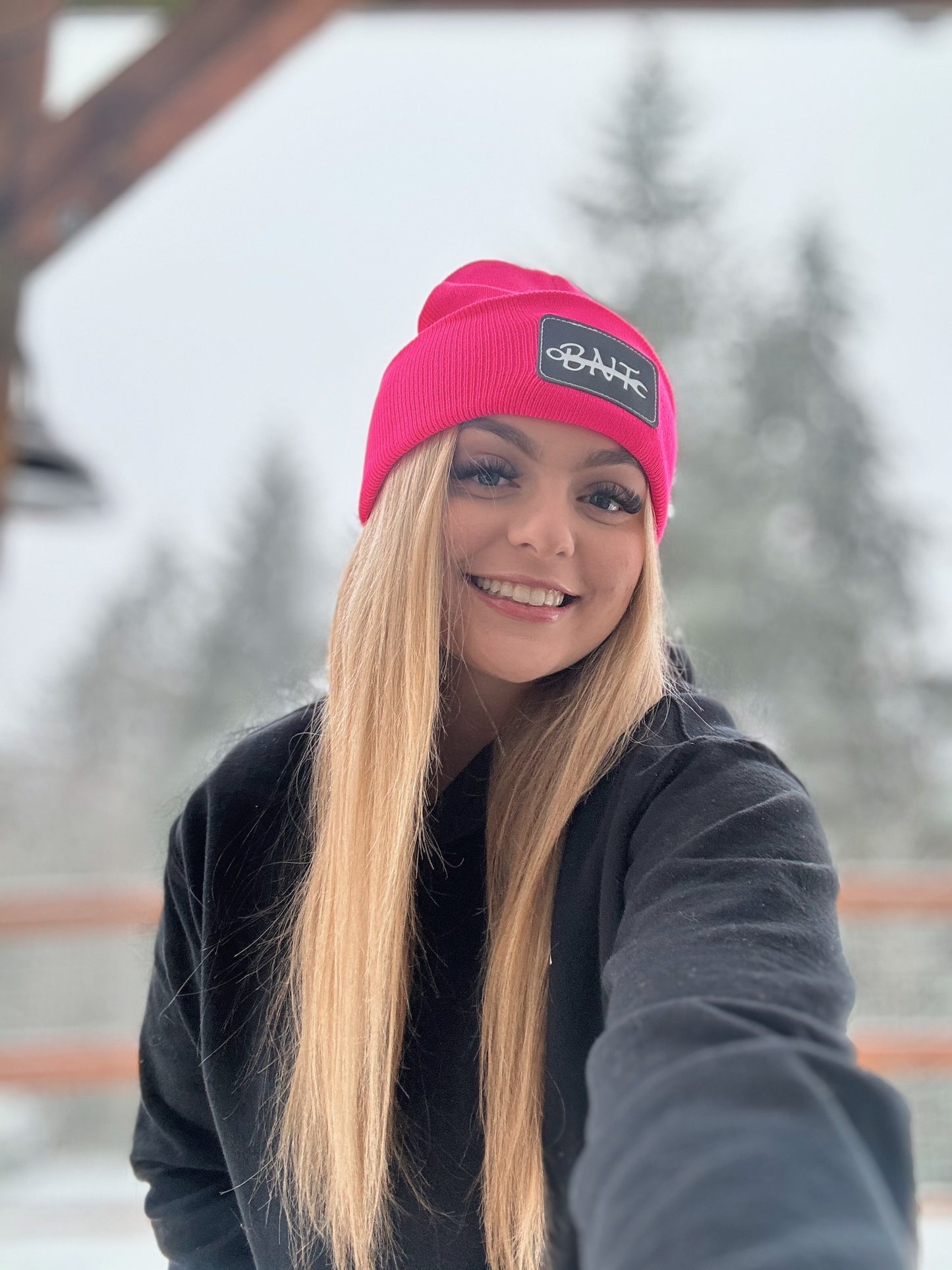 Safety Pink Beanies