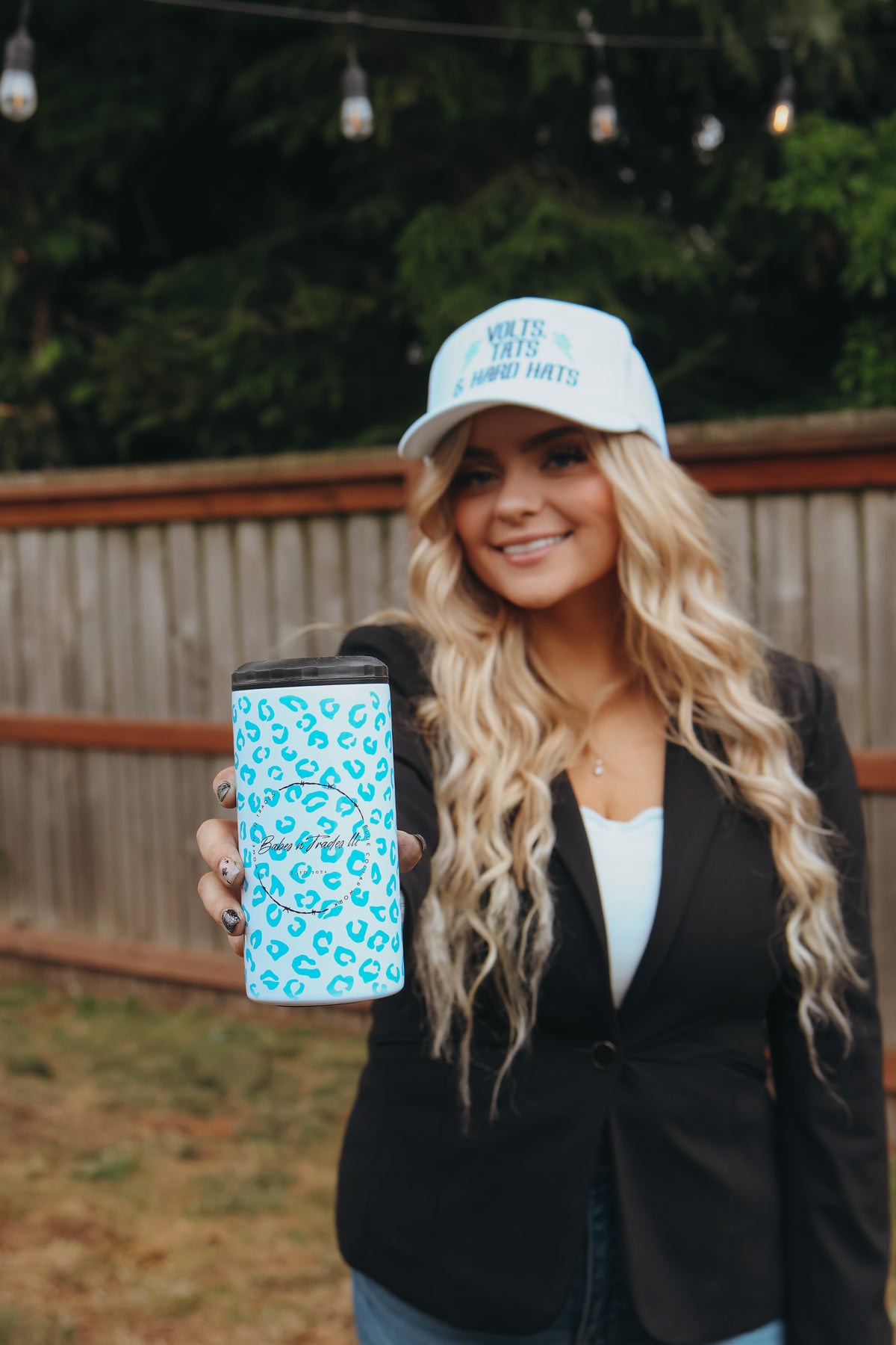 Leopard Print Can Cooler