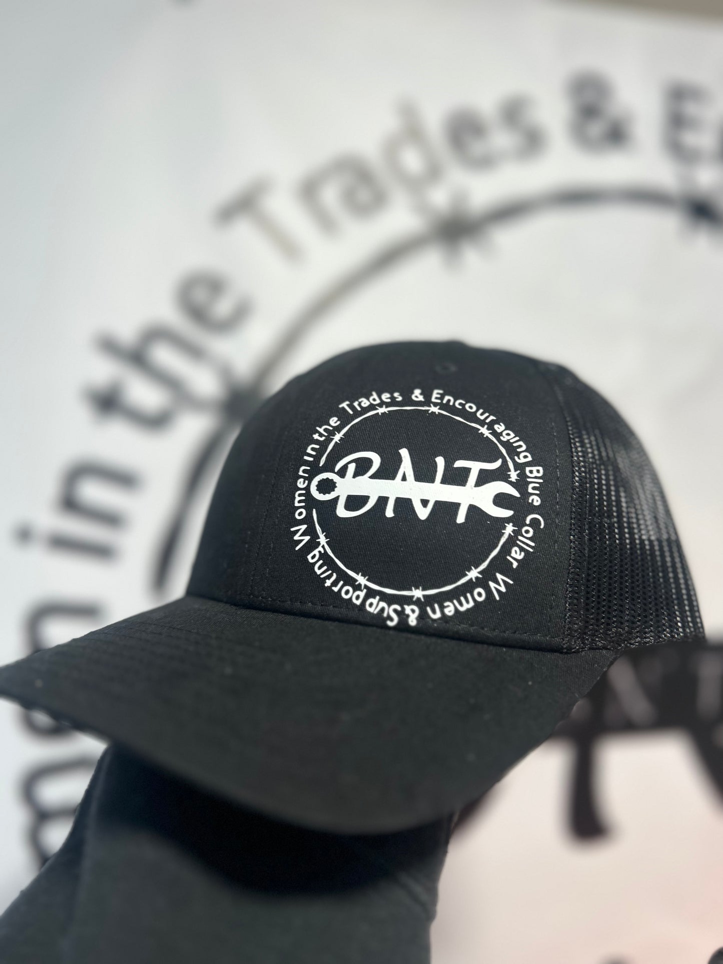 Black Trucker Hat